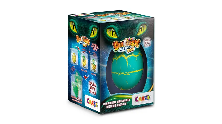 CRAZE - MAGIC GROWING MEGGA EGG Dinorex
