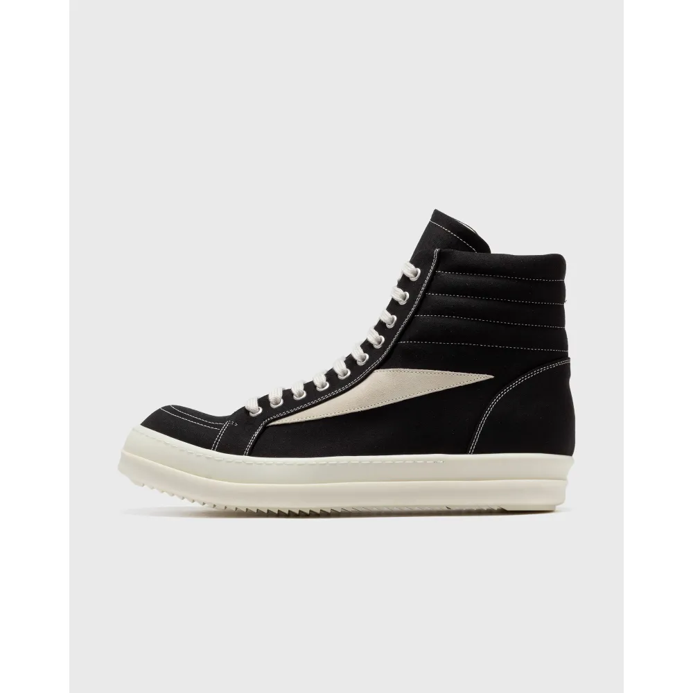 Rick Owens DRKSHDW LIDO HIGH VINTAGE SNEAKS DU01D1810-BLACK-MILK-MILK / schwarz