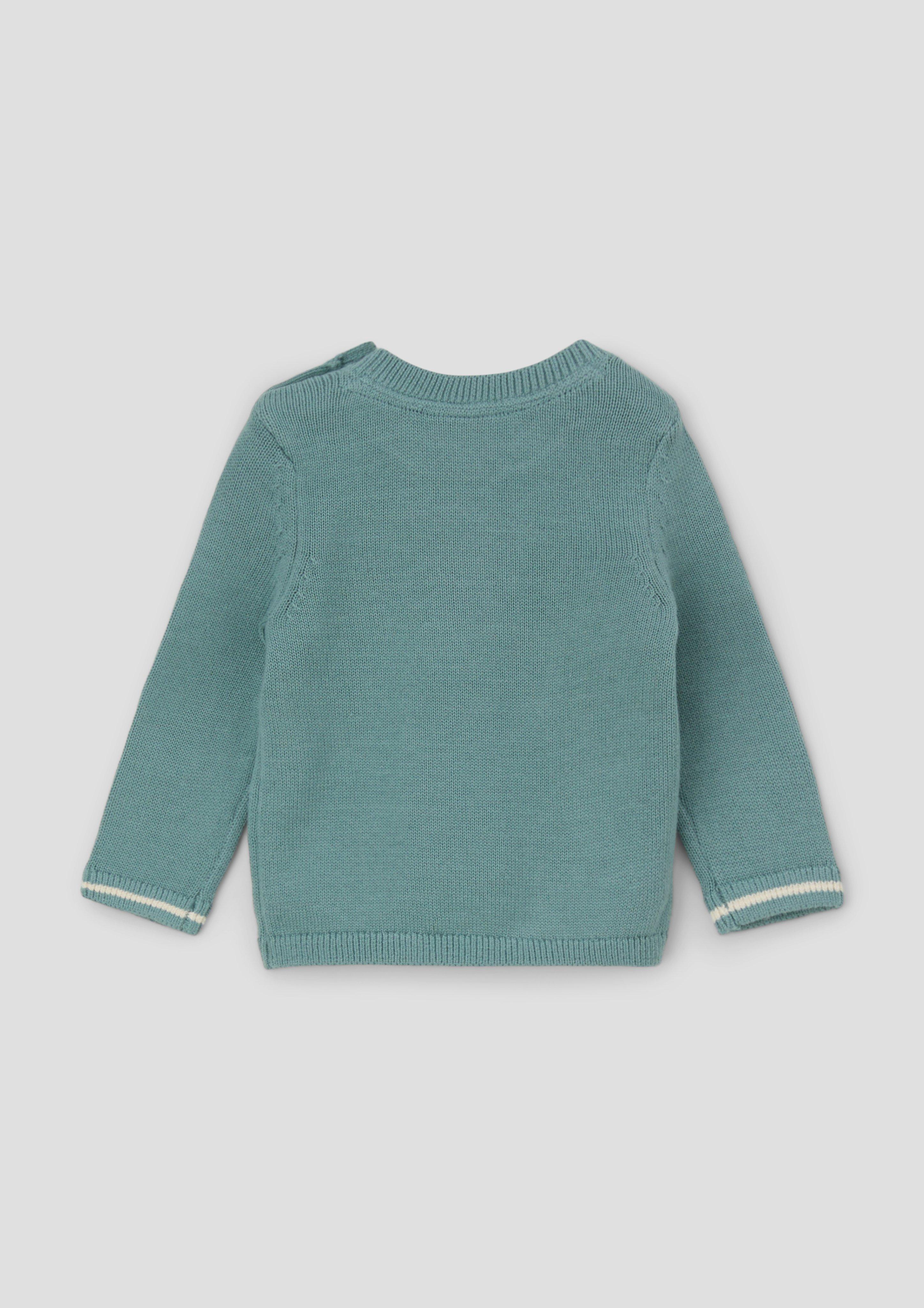 Strickpullover aus Baumwollmix  2140134-6554