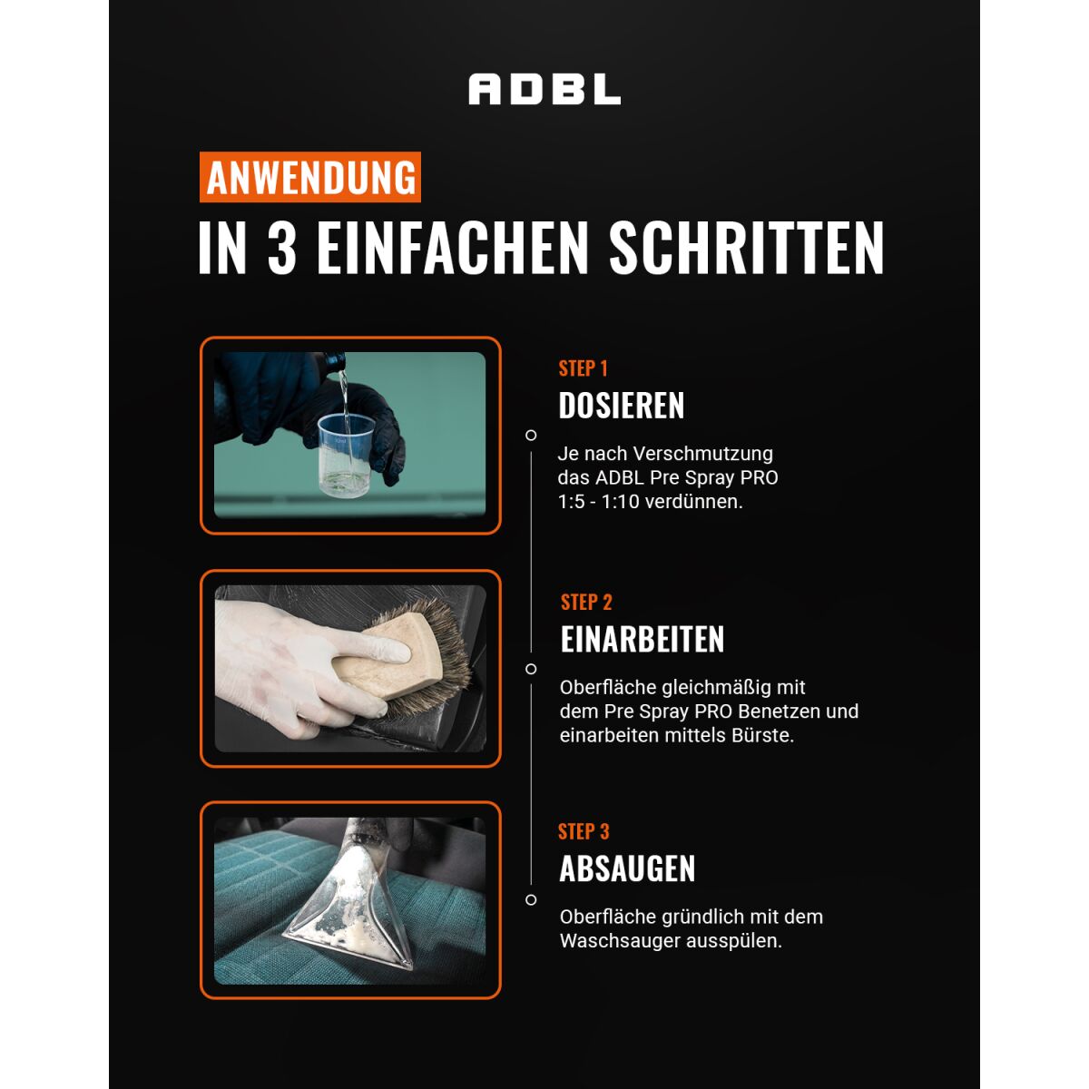 ADBL PreSpray PRO Polsterreiniger 500ml