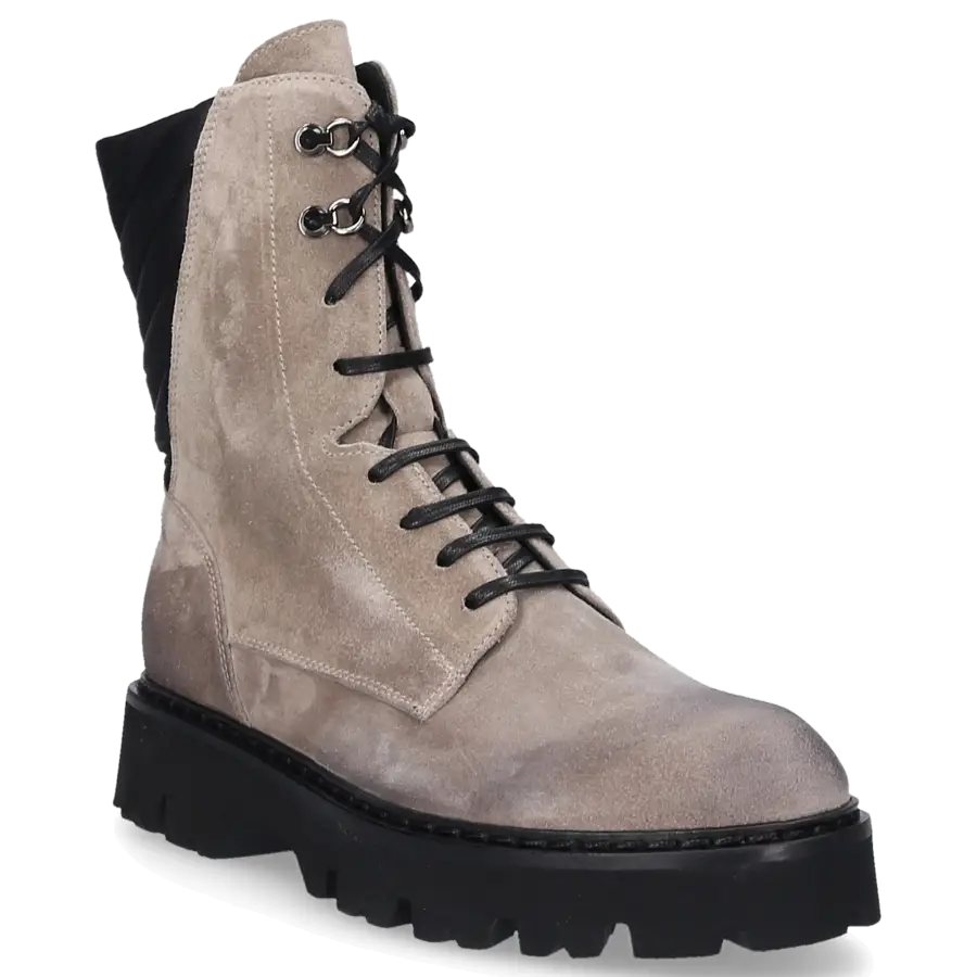 EN AVANT - Stiefeletten 483-02B Veloursleder - beige