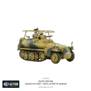 Sd.Kfz 250 (Alte) Half-Track (Options to make 250/1, 250/3 or 250/10 Variants)