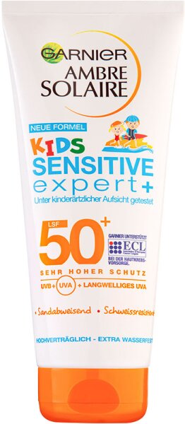 Garnier Ambre Solaire Kids Sensitive expert+ Milch LSF 50+ Sonnenlotion