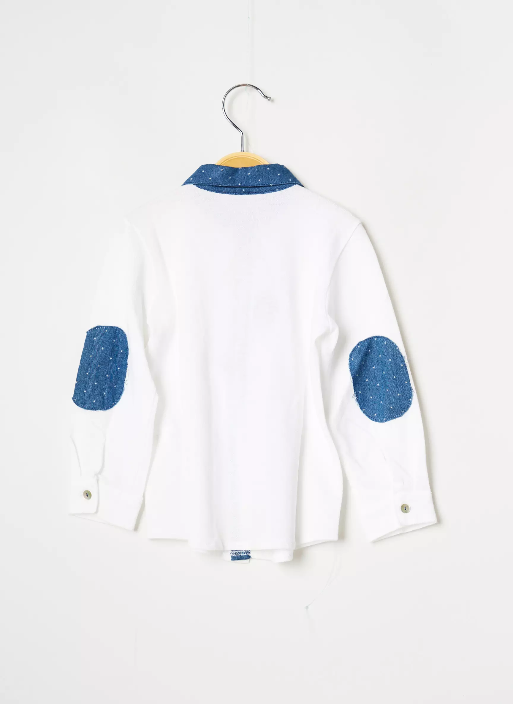 J O Milano Manches Longues Garcon couleur blanc
