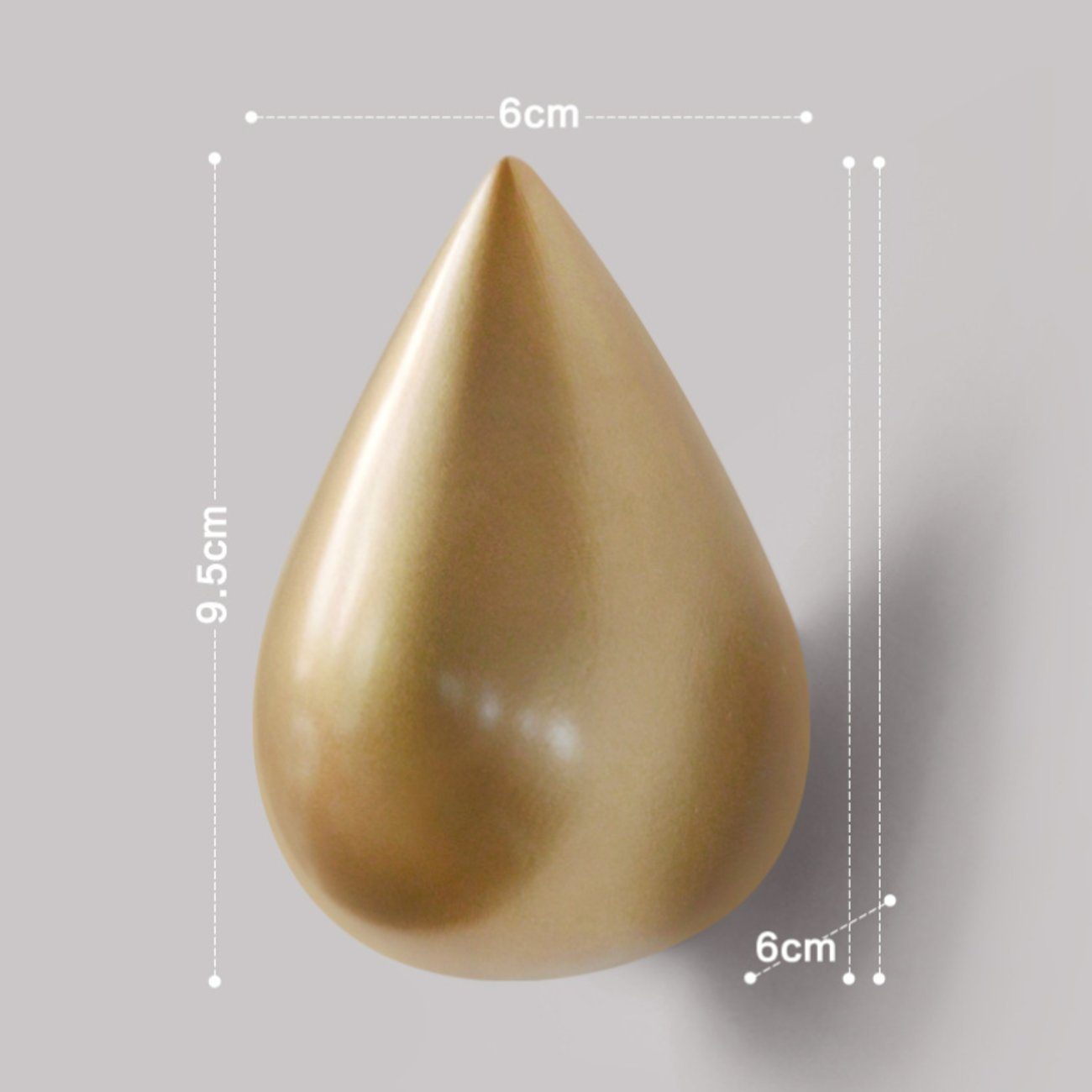 Union Reisen Wandhaken Kreativer Kleiderhaken mit Wassertropfen, (1-St)