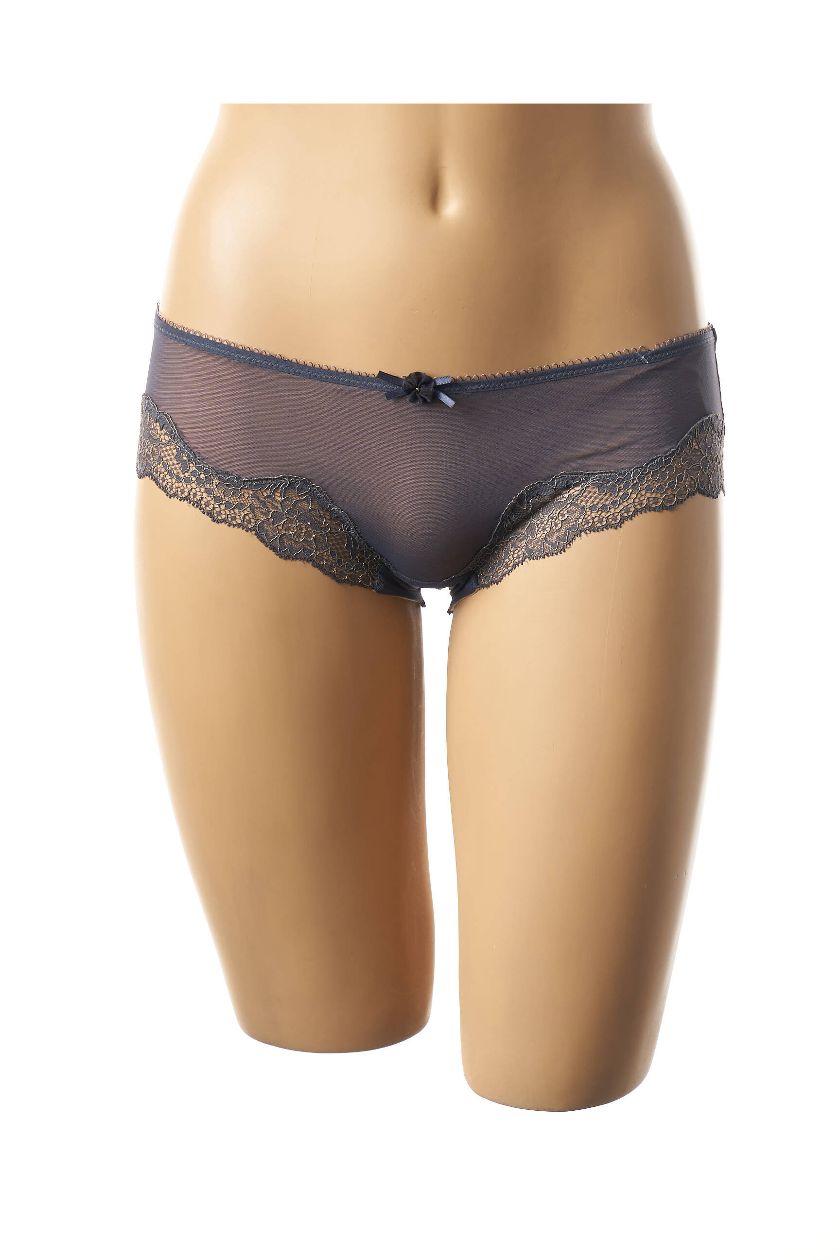 Cache Coeur Lingerie Maternite Femme couleur bleu