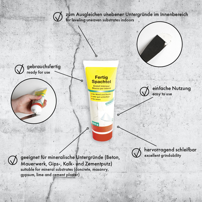 AS Creation A.S. Création Fertigspachtel Spachtelmasse 400g