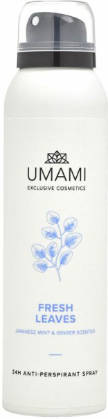 Umami Fresh Leaves 24H Anti - Perspirant Spray Deodorant Spray