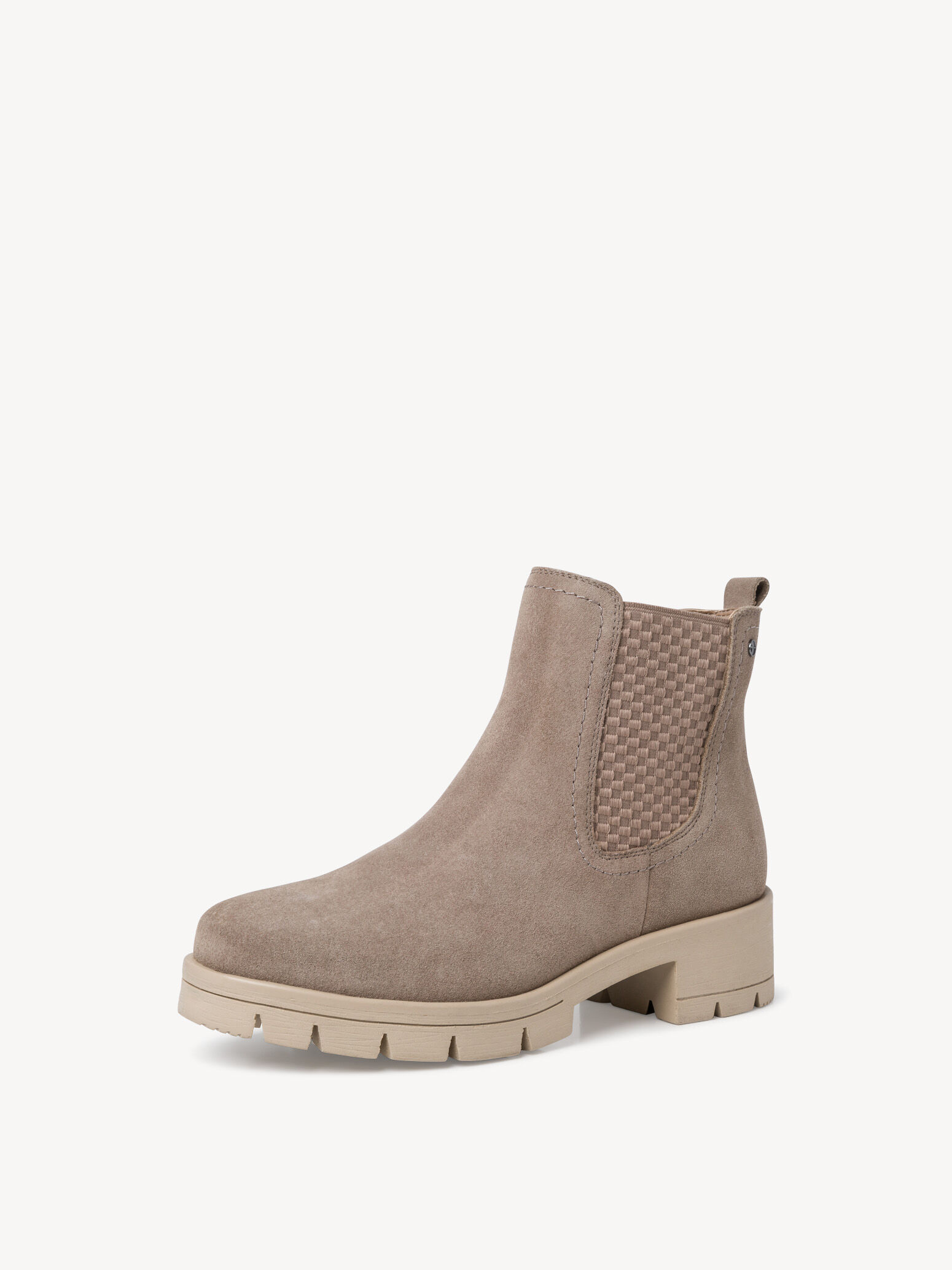 Bottine Chelsea en cuir - marron