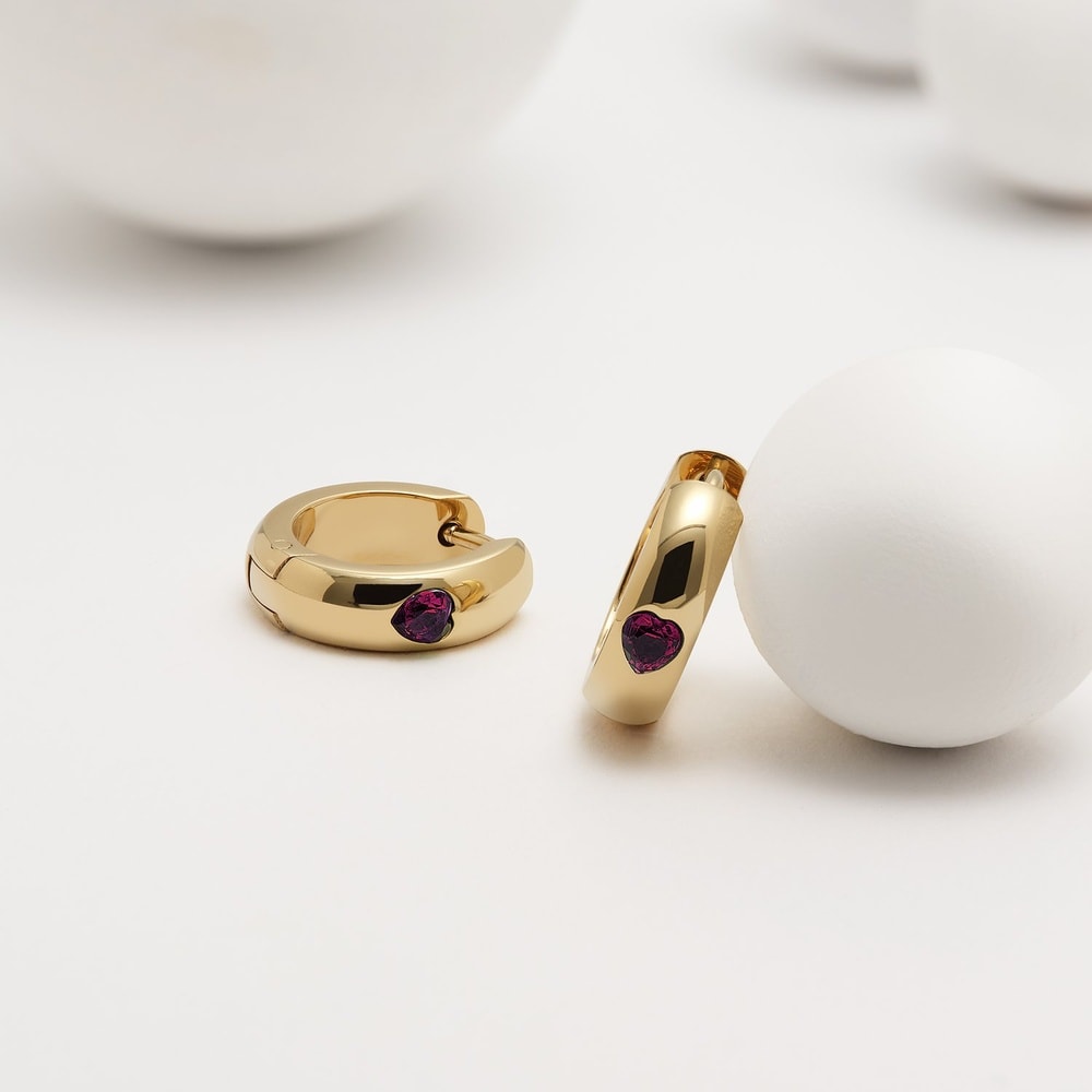 GMK Collection Créoles Acier inoxydable Boucles d'oreilles