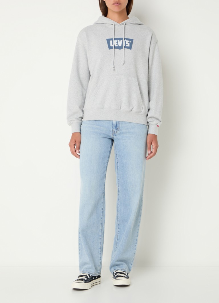 Felpa con cappuccio Levi's con logo stampato