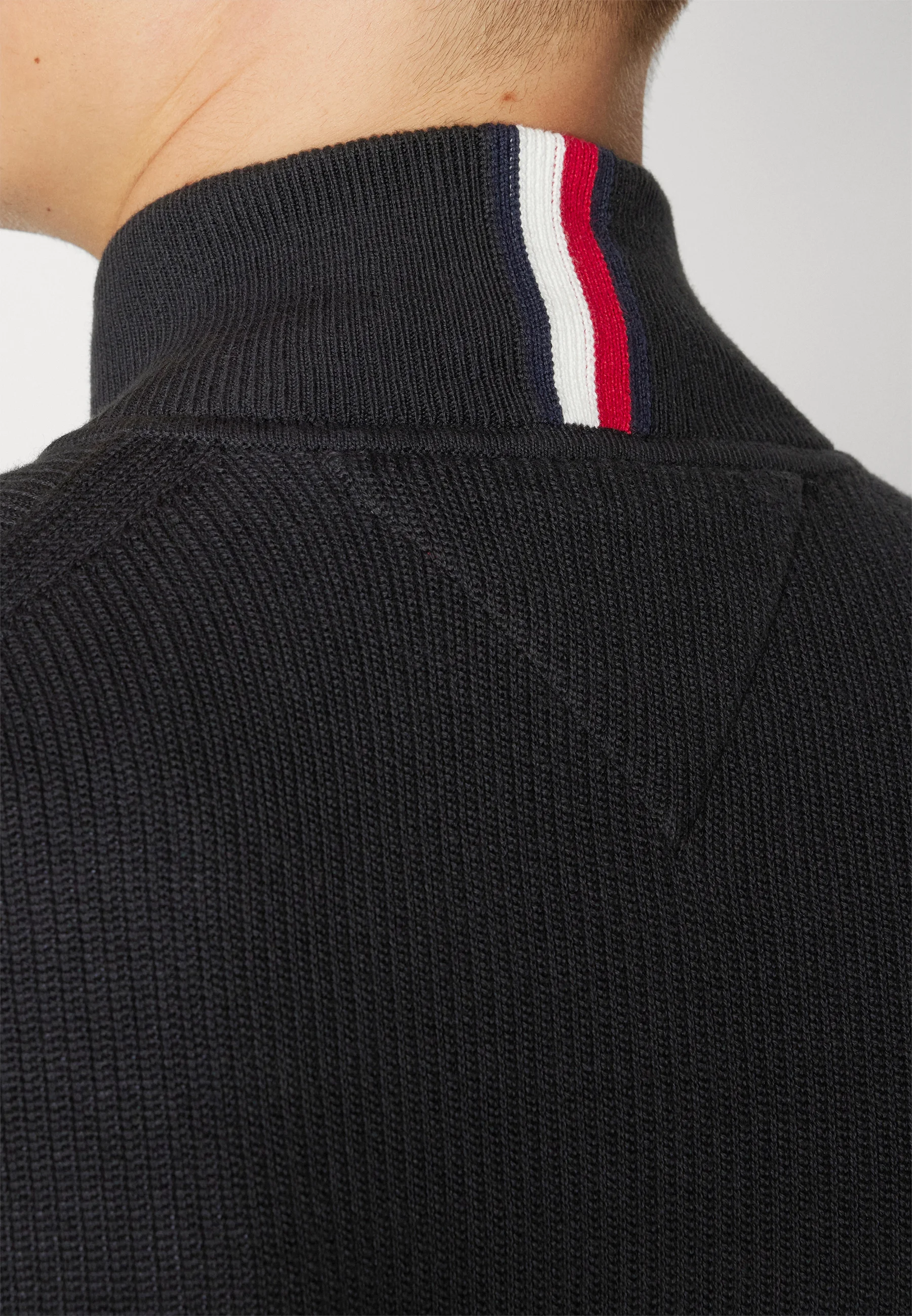 Tommy Hilfiger Cárdigan con cremallera y estructura de cadena