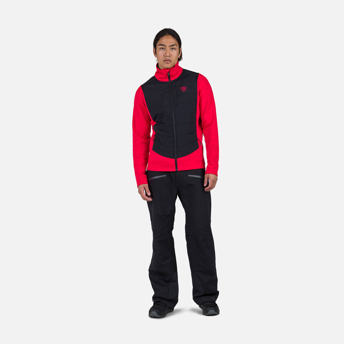 Herrenjacke mit durchgehendem Reißverschluss Classique Hybrid