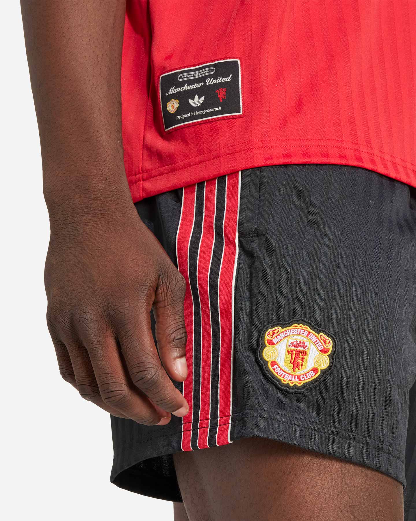 Oficjalne spodenki piłkarskie Adidas Manchester United OG Icon 24-25 M JF0356