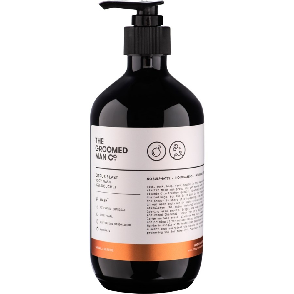 THE GROOMED MAN CO Citrus Blast Body Wash Créme pour le corps