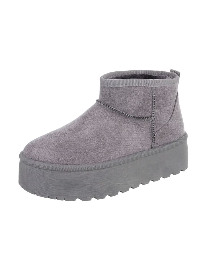 Ital-Design Stiefelette in Grau günstig kaufen