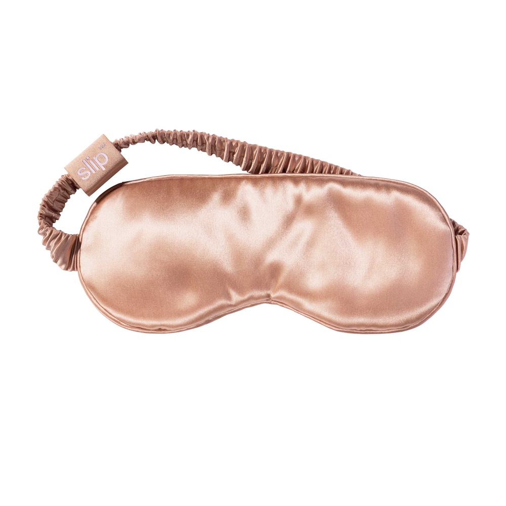 slip masque de sommeil pure soie slip - rosegold masque de sommeil