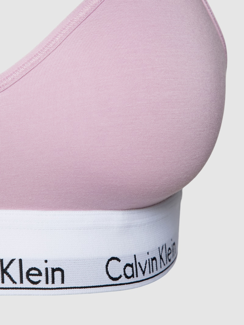 BH mit Label-Detail in flieder