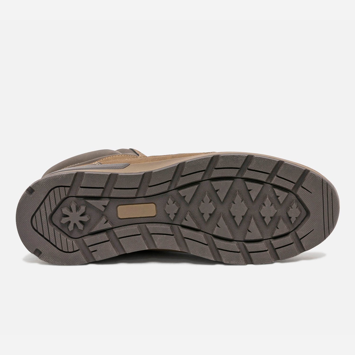 Basket marron doublure bordeaux