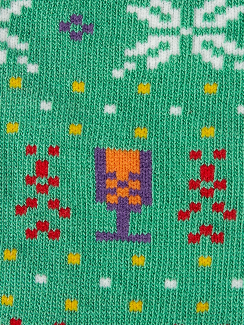 Socken mit Allover-Muster in sand