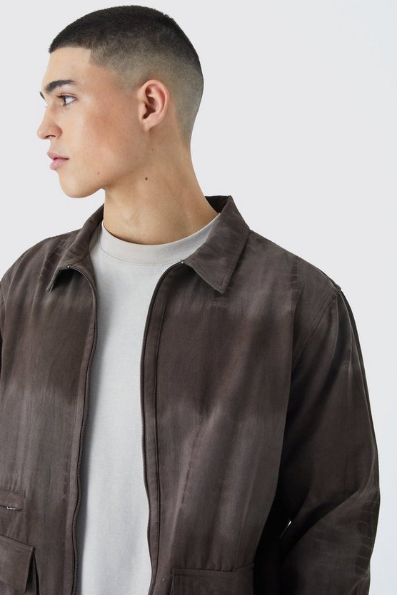 Batik Twil Harrington-Jacke