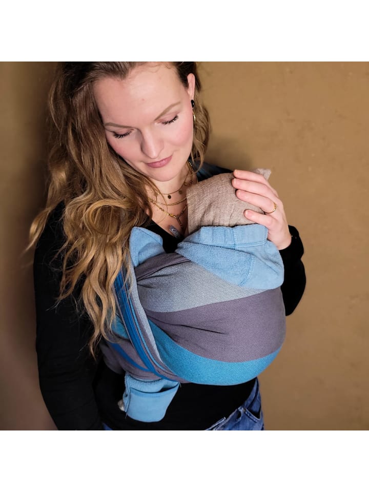 Hoppediz Babytragetuch Gewebtes Tragetuch in Brighton günstig kaufen 5,40 x 0,70 m