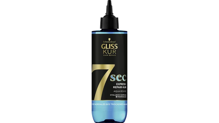 Schwarzkopf Gliss Kur 7 Sec Express-Repair-Kur Aqua Revive 200ml 200 ml
