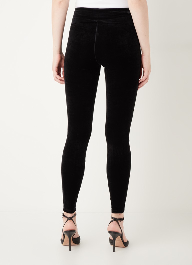 Legginsy SPANX z wysokim stanem i aksamitem