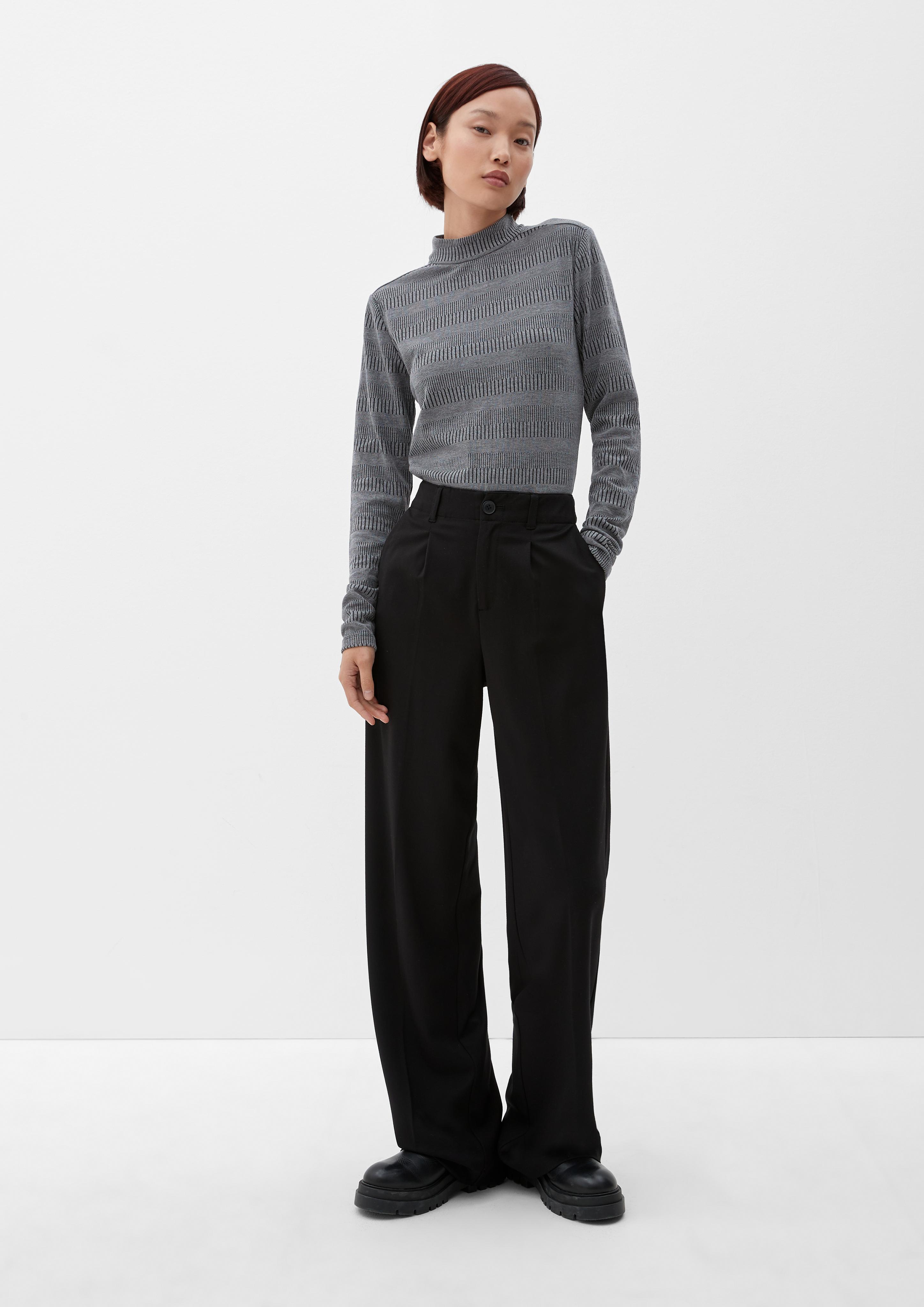 Longsleeve mit Stehkragen  2121397-9999