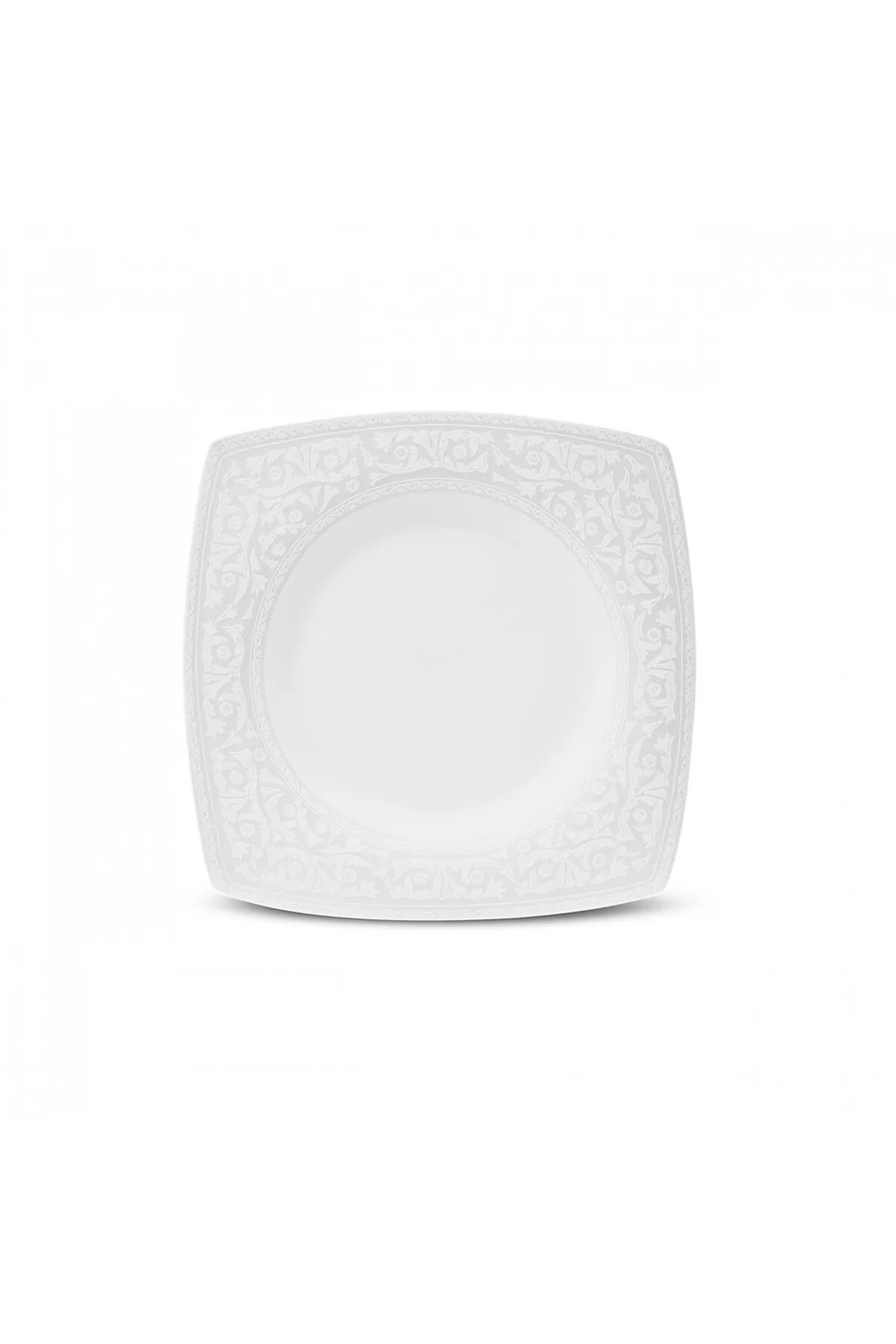 Karaca  Fine Pearl Roma 58-teilig 12 Personen Quadratisch - Set - Innovatives Geschirrset