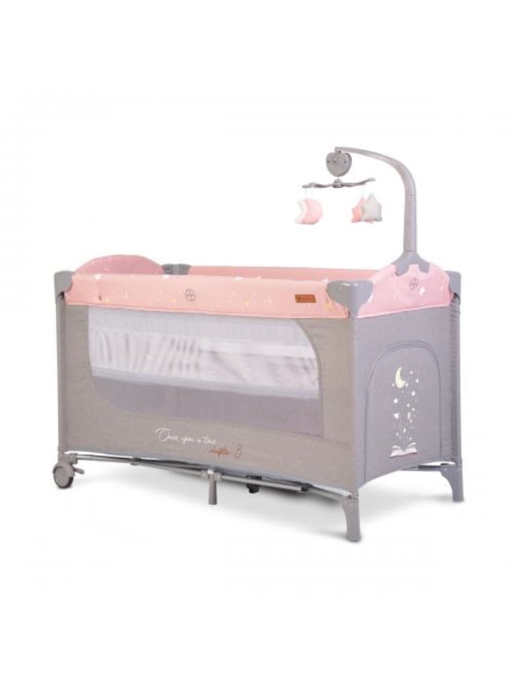 Cangaroo Reisebett Once upon a time in rosa günstig kaufen 60x120 cm
