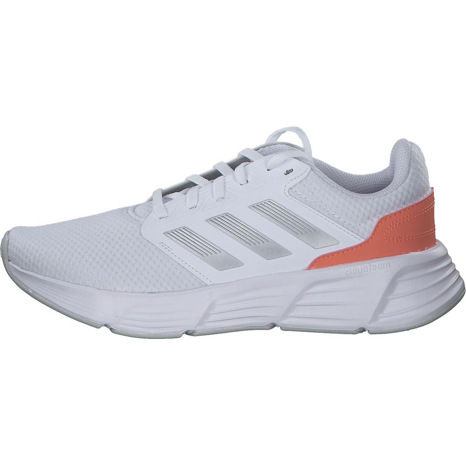 Adidas Galaxy 6 W, Sneakers Low, Damen, white/silver met/coral