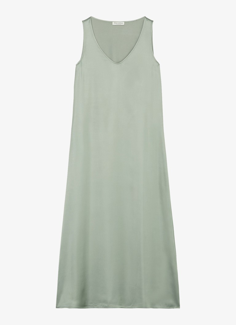 Vestido midi con escote en V de Marc O'Polo