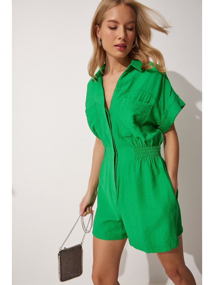 Happiness Istanbul Jumpsuit in Grün günstig kaufen