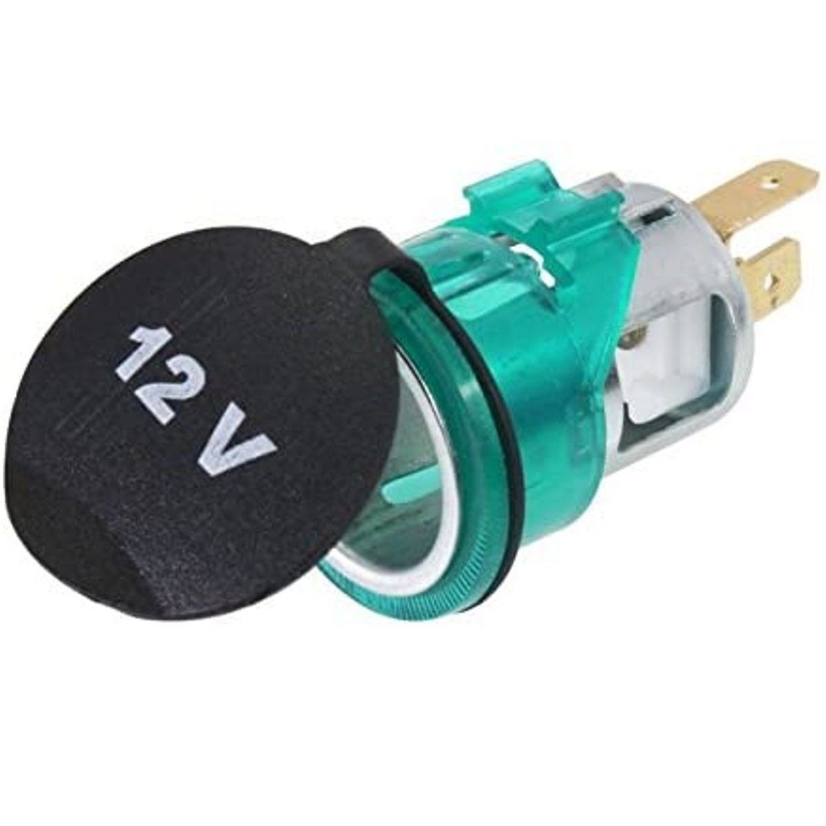AIV Zigarettenanzünder Board Einbau-Steckdose 20A Auto-Adapter Boardnetz zu Zigarettenanzünder, DIN Norm KFZ Auto Buchse