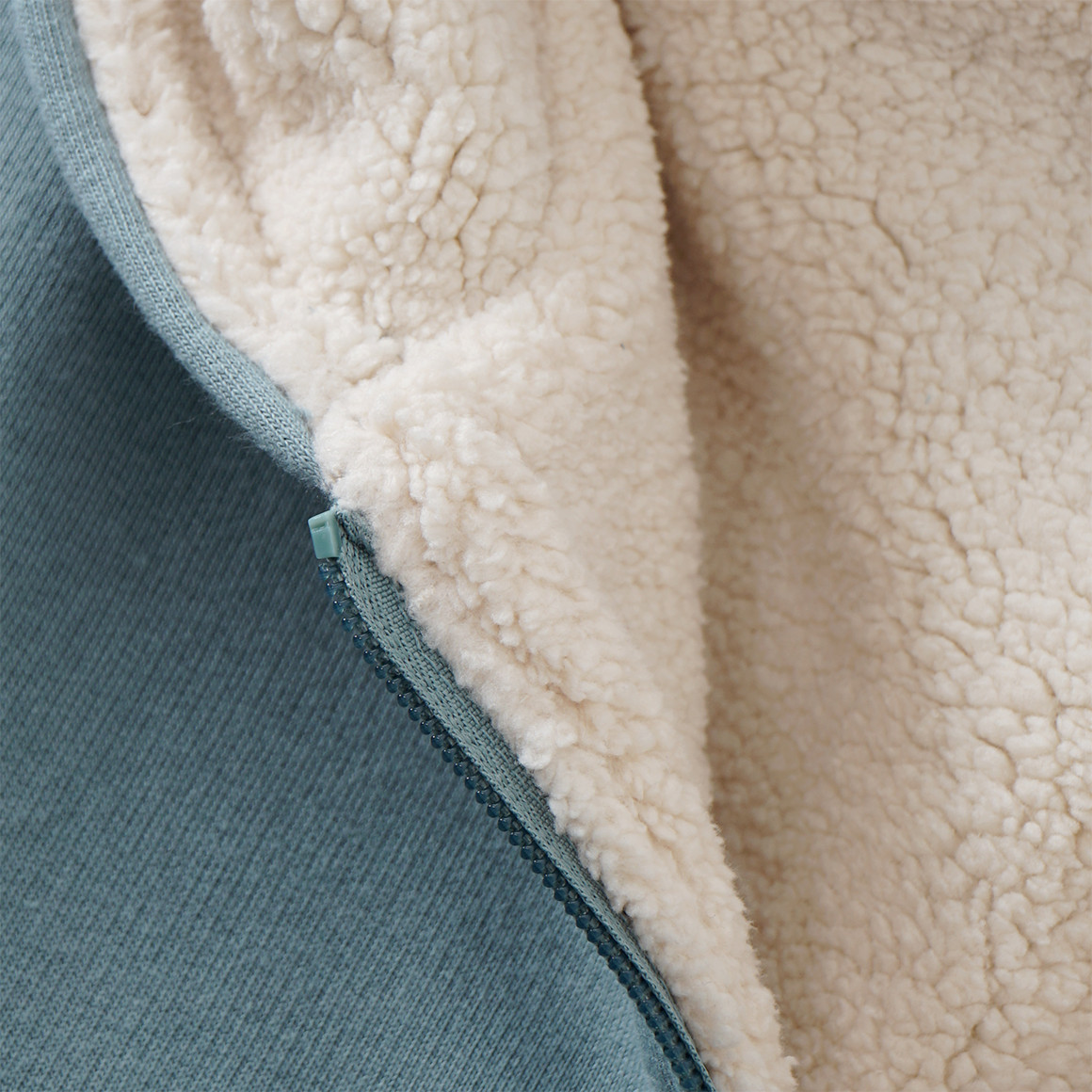 Kinder Sweatjacke mit Teddyplüsch