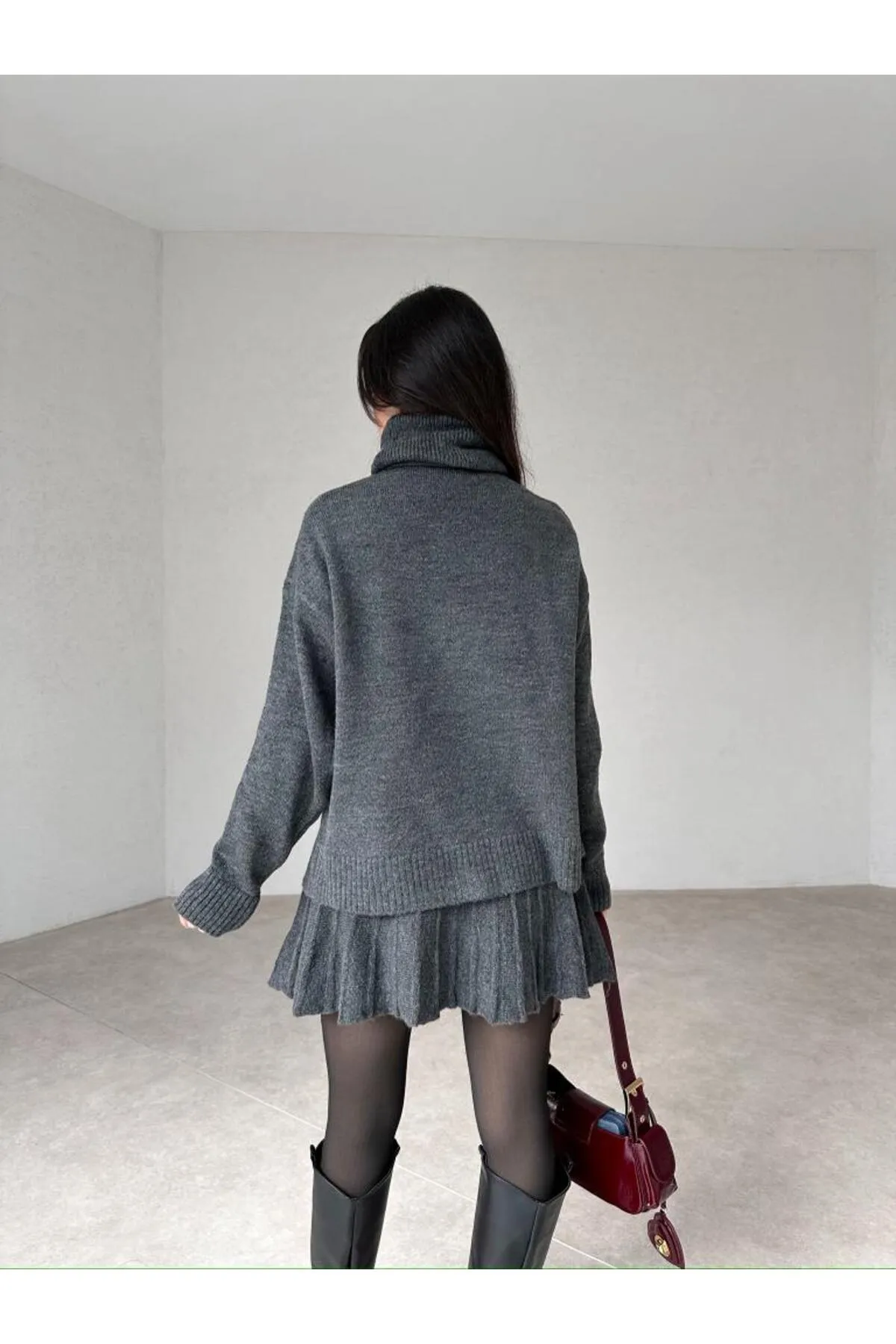 Mooi Butik  Zweiteiler - Grau - Regular Fit