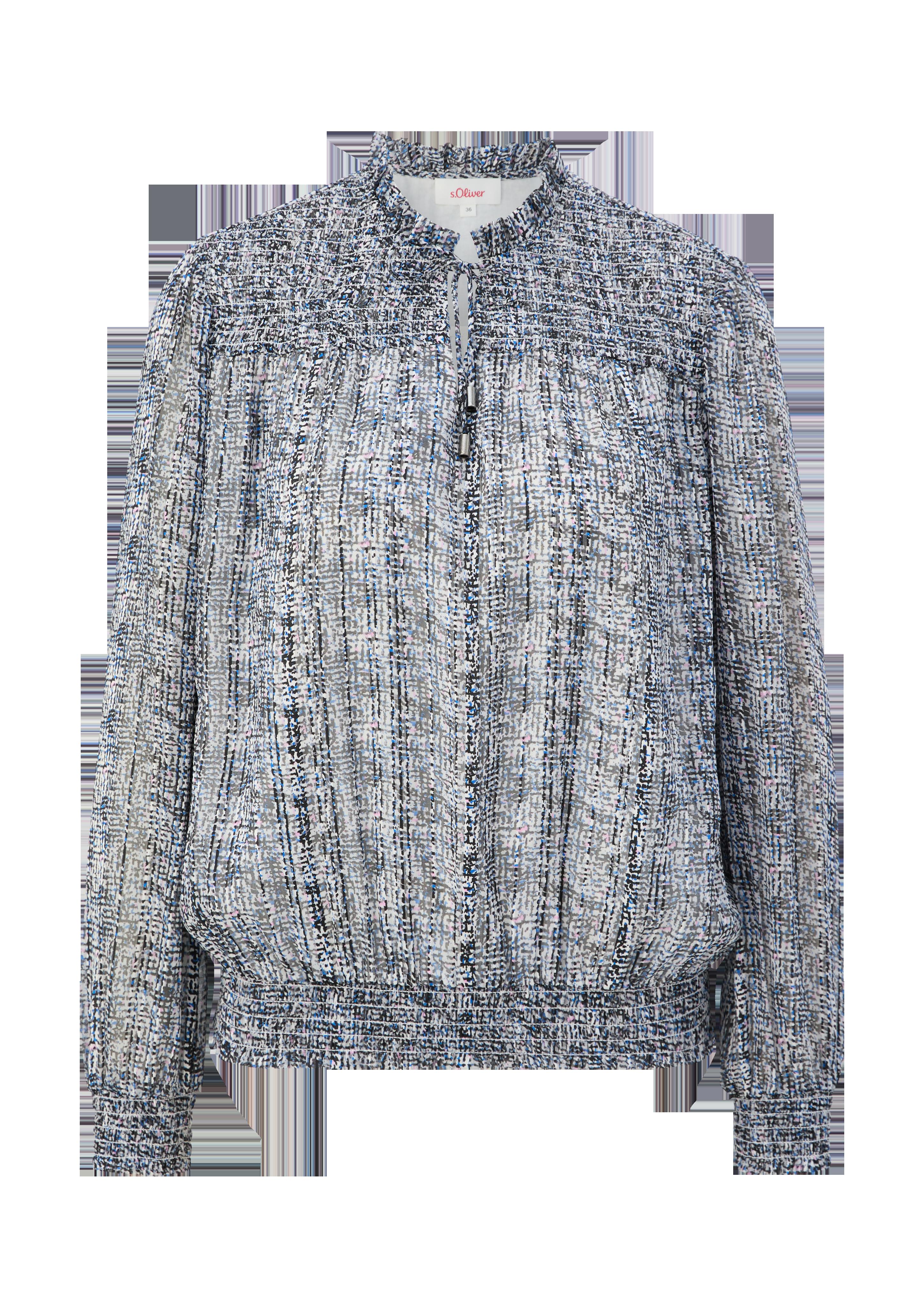 Bluse mit Rüschenkragen  2124774-02A2