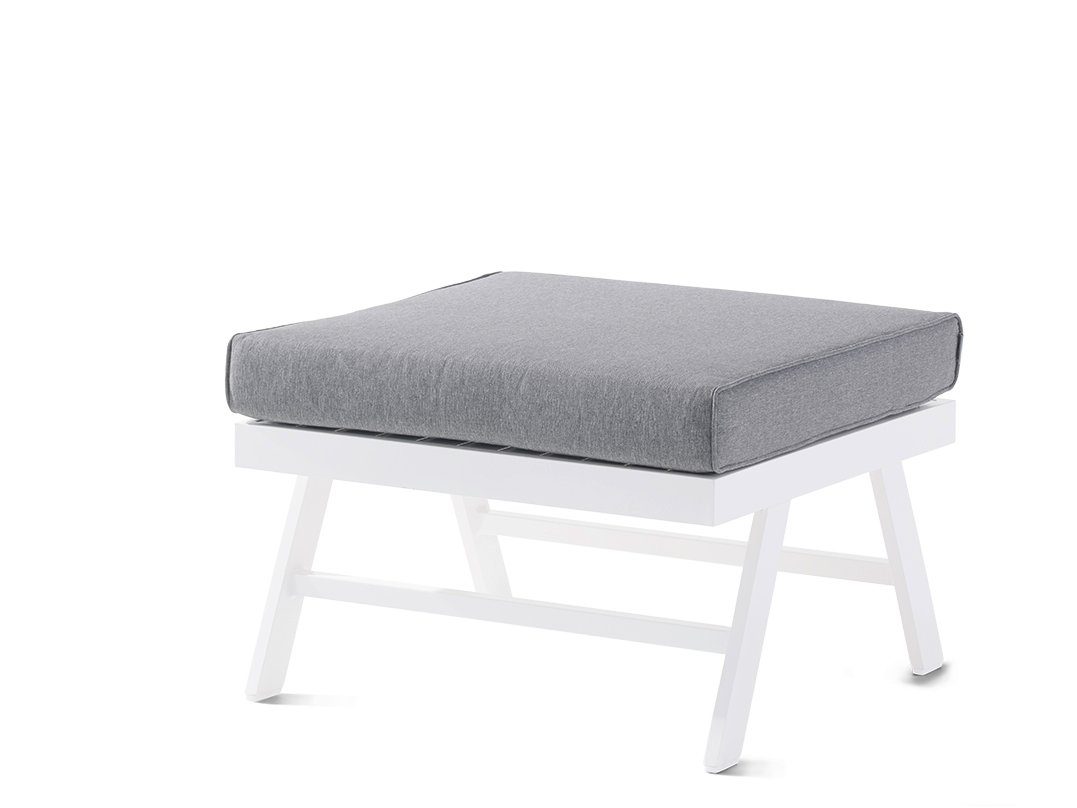 sieger EXKLUSIV Gartenlounge-Hocker Sieger Auckland Loungetisch/Hocker inkl. Kissen (1)