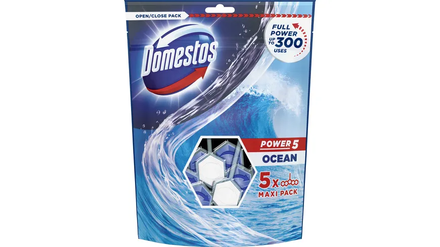 Domestos Power 5 WC-Stein Ocean 275 g