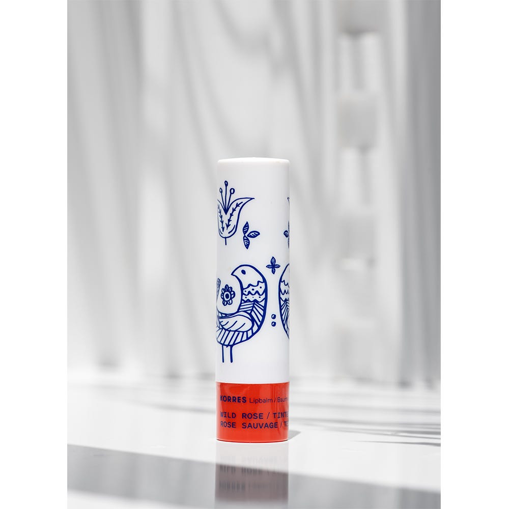 Korres Wild Rose Lip Balm - Getönt Rot 4,5 g