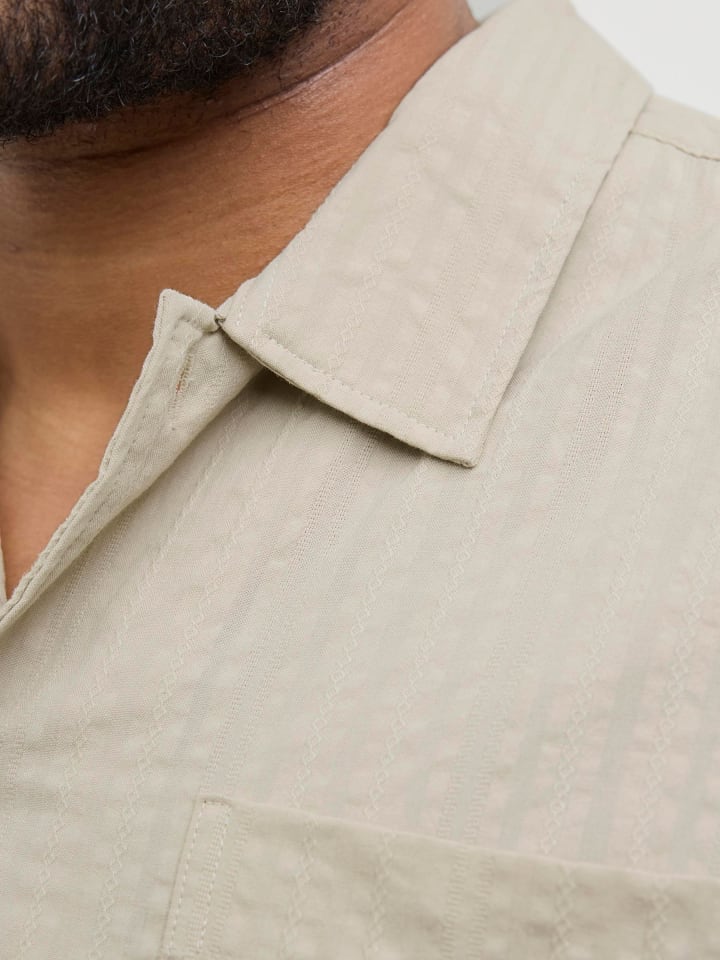 JACK & JONES PLUS Hemd in Silver Lining günstig kaufen