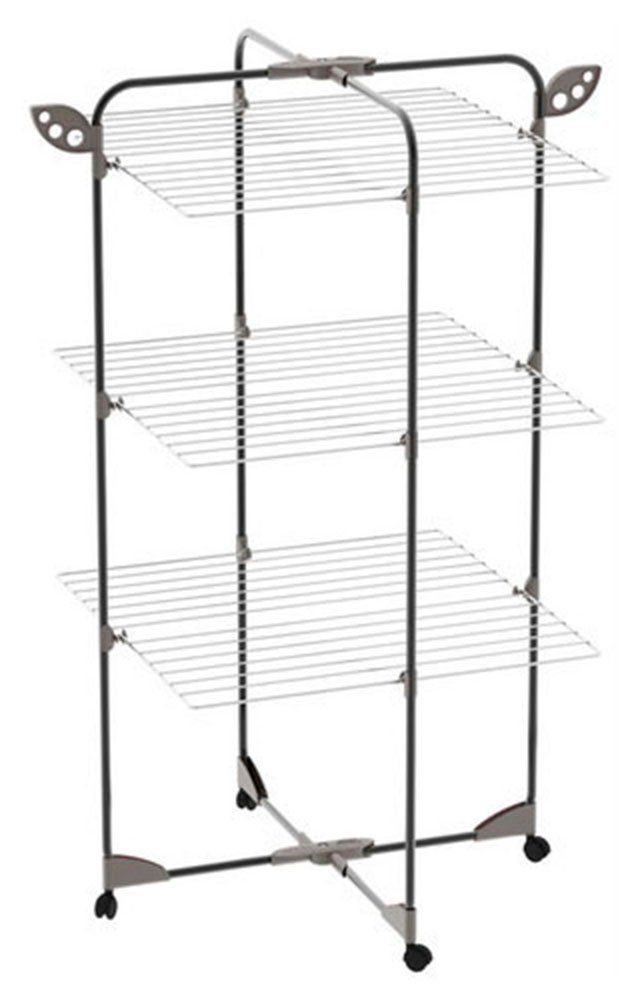 Bischof Turmwäscheständer Alpina 30, aus eloxiertem Aluminium
