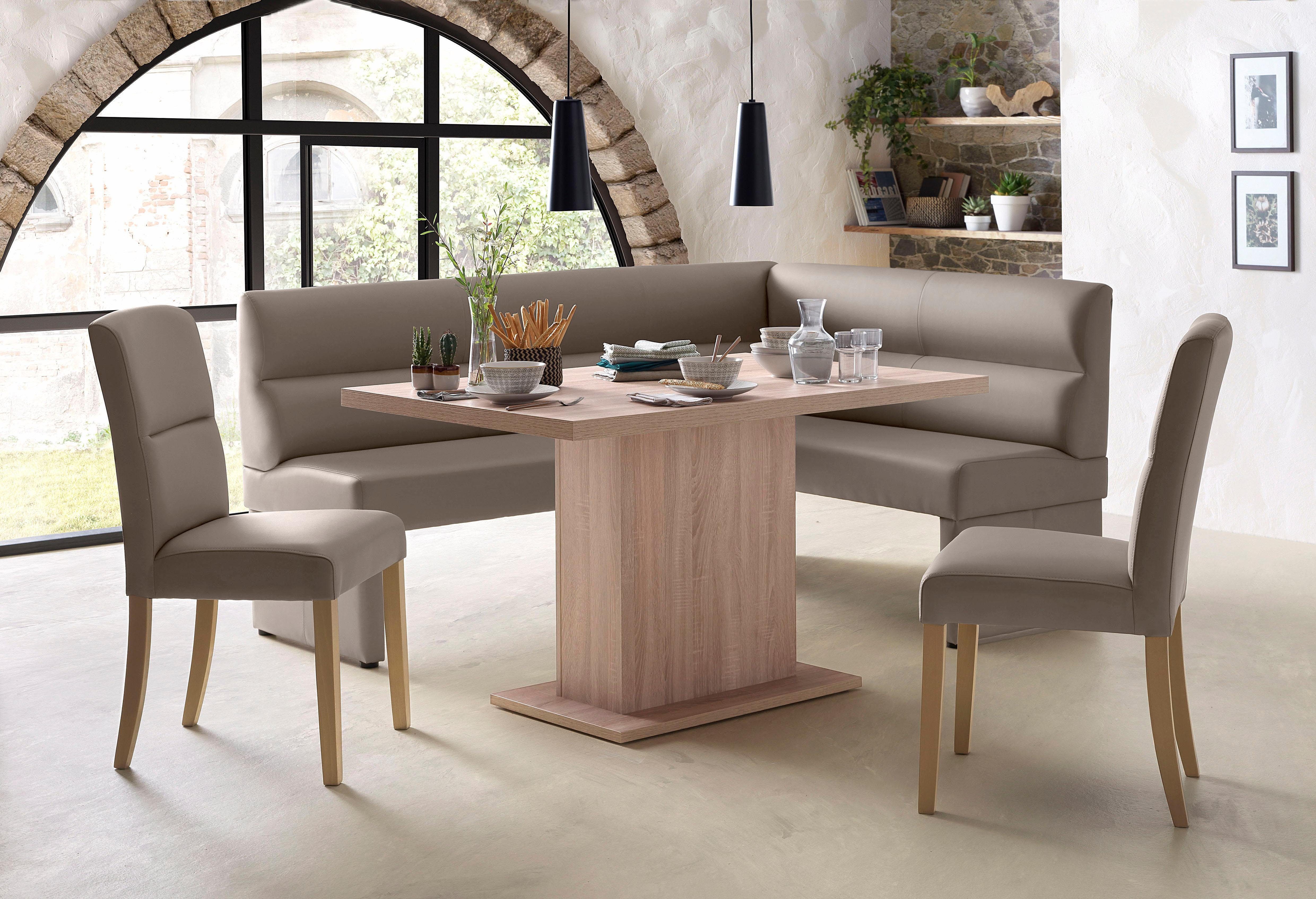 Home affaire Säulen-Esstisch Cross, Breite 136 cm