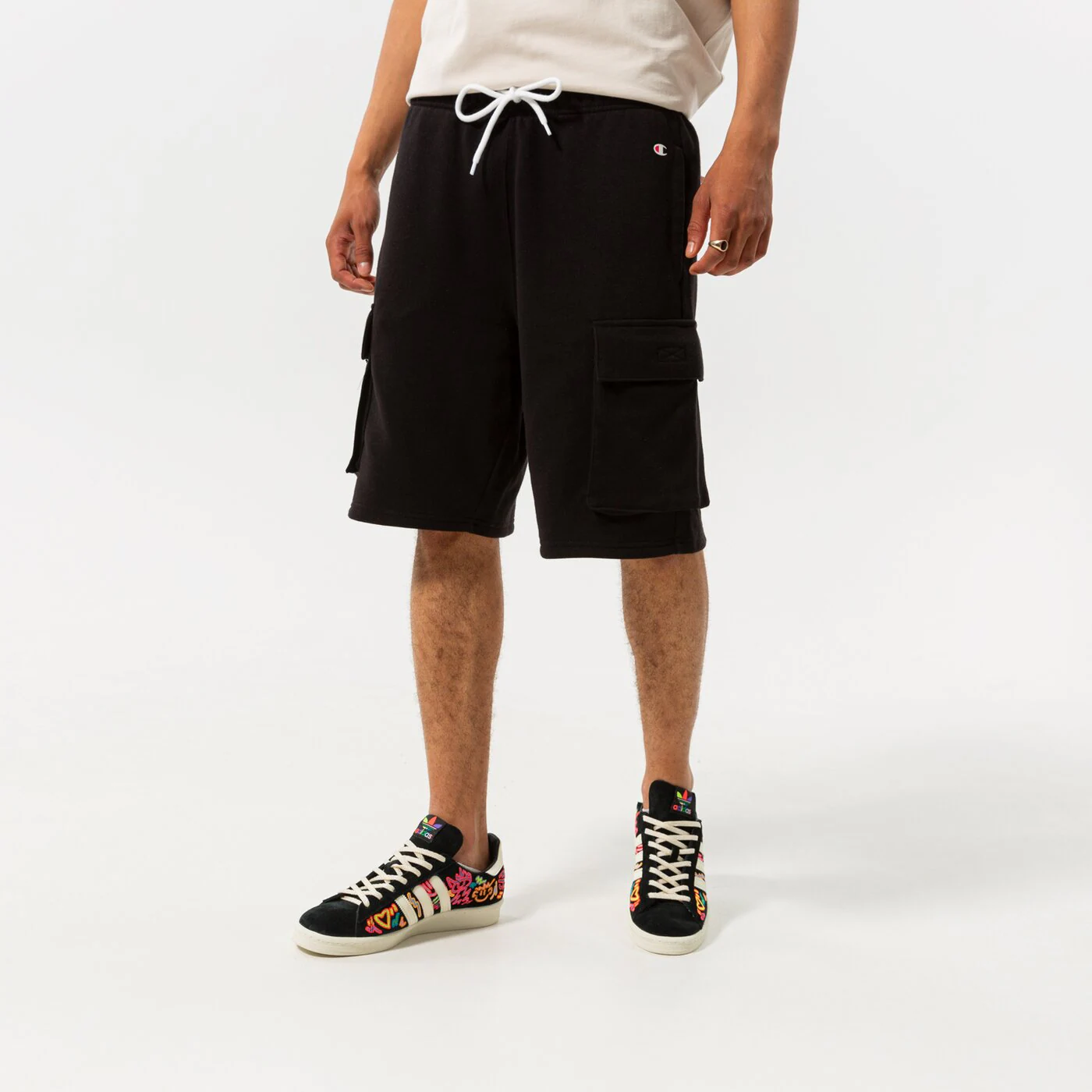 CHAMPION SHORTS CARGO BERMUDA Schwarz