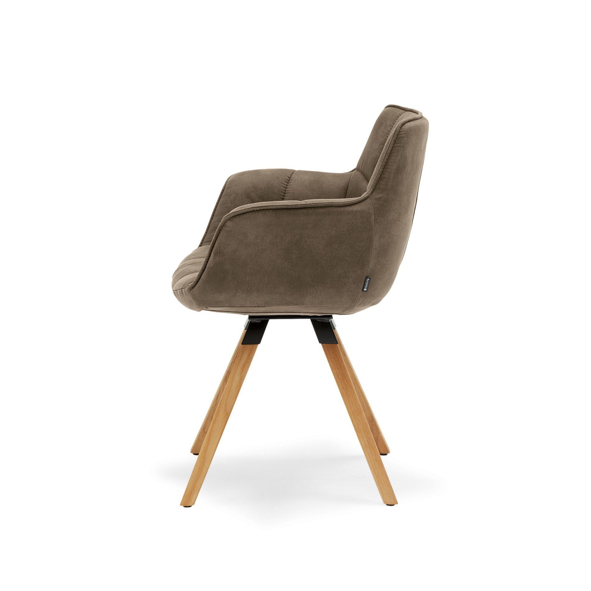Musterring Schalenstuhl Tamina, 3D-Formschaumschale, Microfaserbezug, Stativgestell