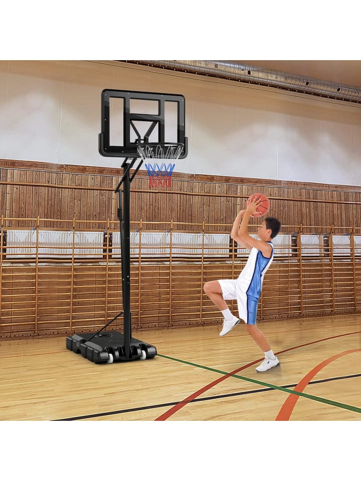 COSTWAY Basketballständer 245-305 cm höhenverstellbar in Schwarz günstig kaufen onesize