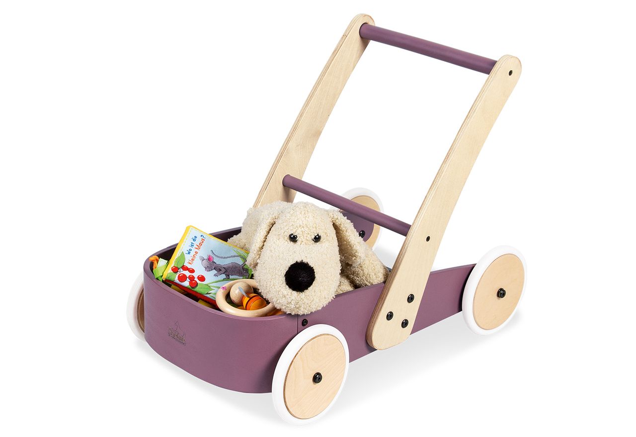 Pinolino Kinderträume Pinolino Lauflernwagen Fiete, brombeer