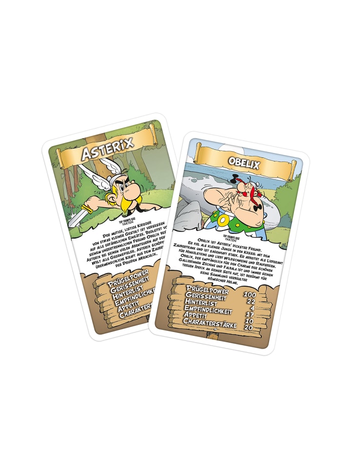 Winning Moves Top Trumps Asterix Spiel Karten Quartett Quartettspiel Kartenspiel in bunt günstig kaufen onesize