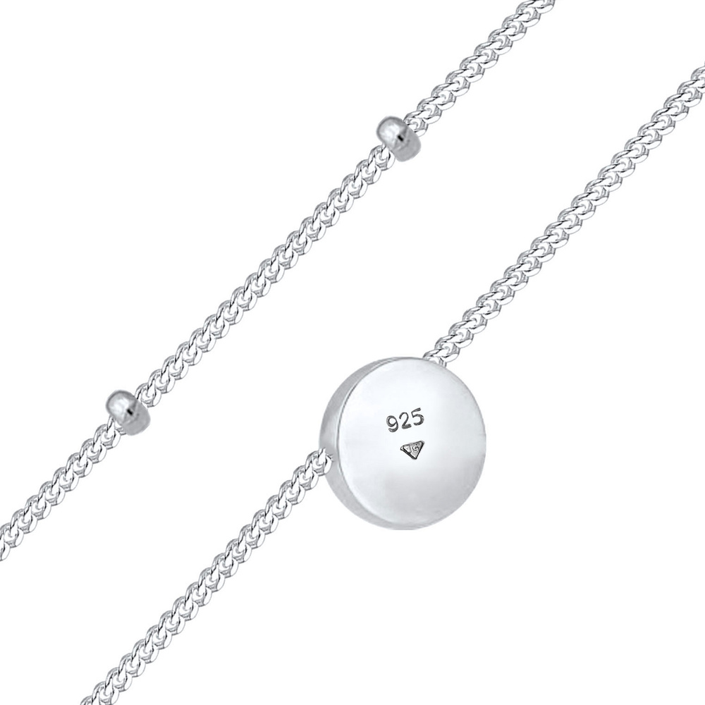 Elli Elli Collier Femmes Choker Boule Couches Tendance avec Opale Synthétique en Argen collier